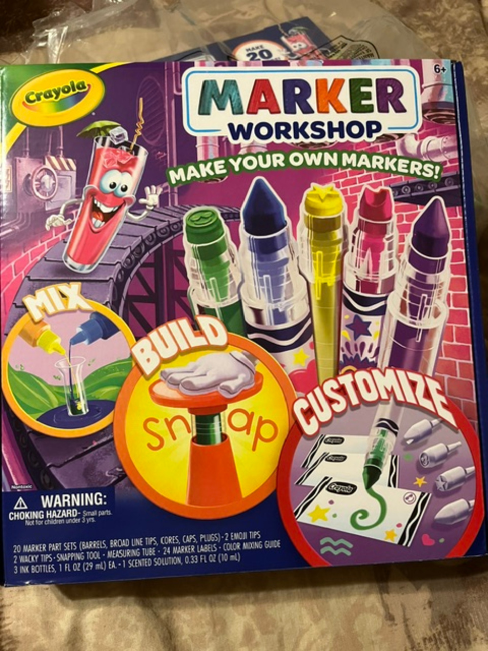 Crayola Marker Workshop Make Your Own Markers Kit 20 Markers